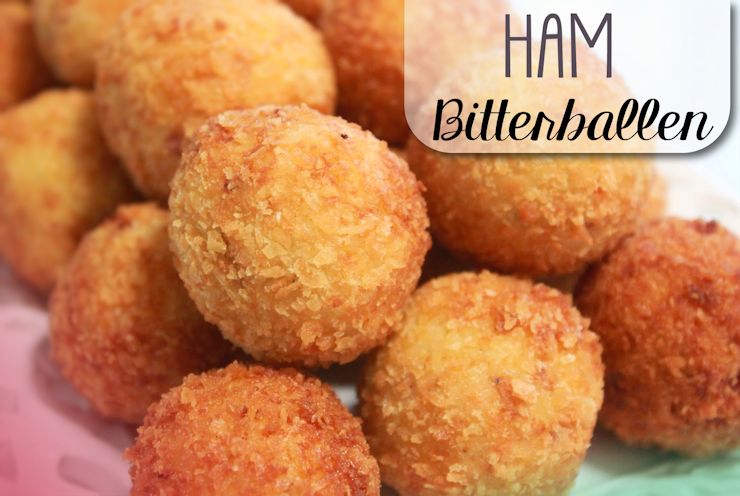 Ongebruikt Antilliaanse bitterballen met ham | Recept via antilliaans-eten.nl HQ-57
