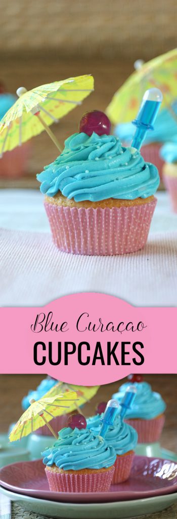 Blue Curaçao infused cupcakes recept antilliaans jurino