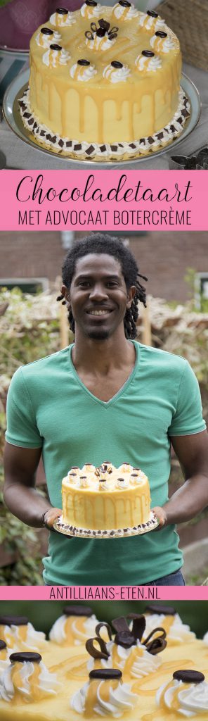 dripcake Chocoladetaart met advocaat botercrème recept antilliaans eten jurino