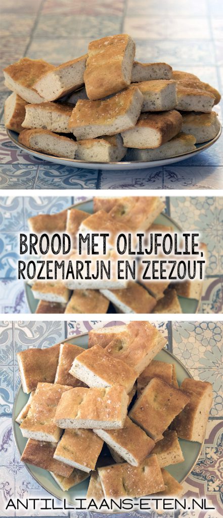 focaccia brood rozemarijn zeezout olijfolie recept