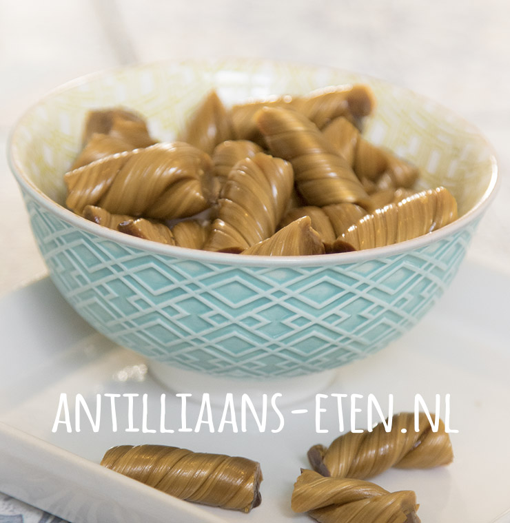 kakina kakiña kakinja kokkienen zeeuwse babbelaars toffee taffy antilliaans recept karamel caramel jurino