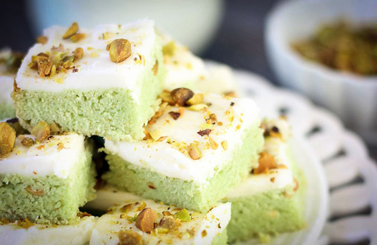 pistache repen cream cheese frosting bolo di pistacho antilliaans recept jurino