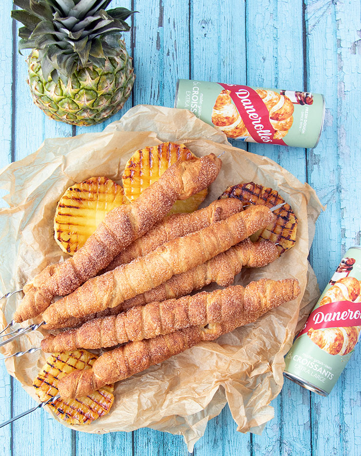 zoete barbecue broodjes met kaneel recept met Danerolles